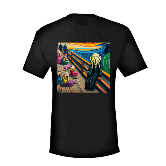 Edvard Munch's "The Scream" Parody T-Shirt