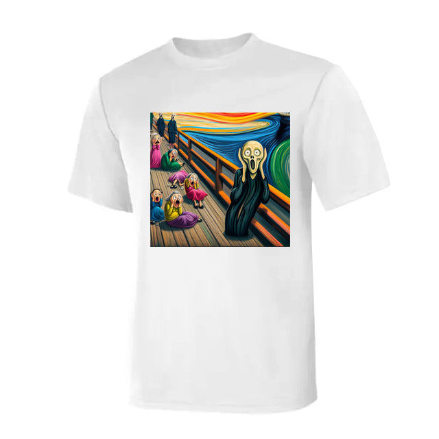Edvard Munch's "The Scream" Parody T-Shirt