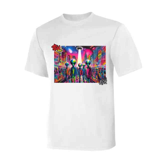 "Aliens disco" - NYC Street Art T-Shirt