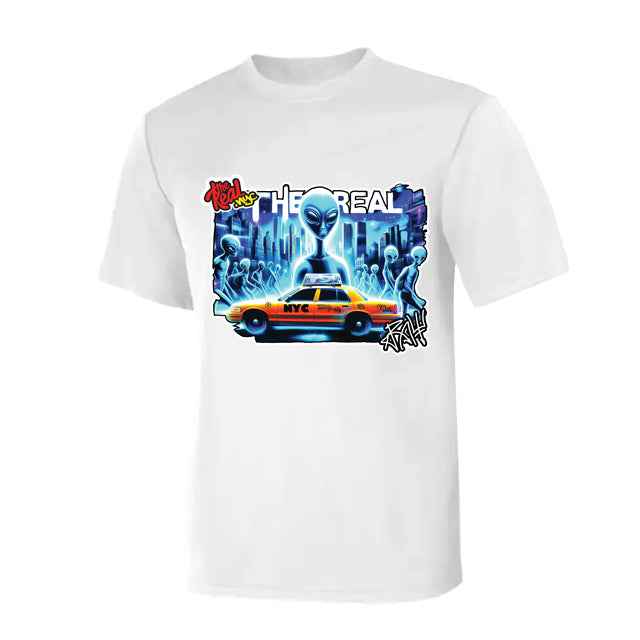 "Aliens in blue" NYC Street Art T-Shirt