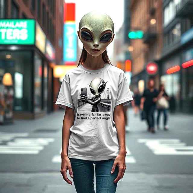 "Photographer from far far away" - T-Shirt for photographer