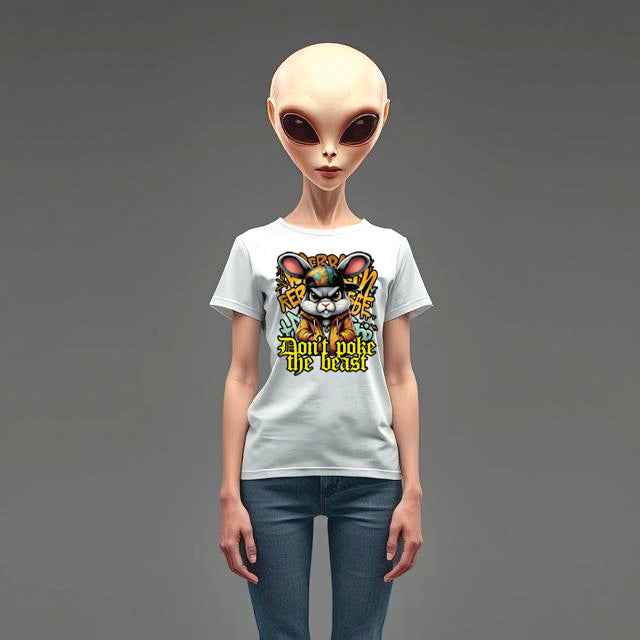 "Don't poke the beast" - Graffiti T-Shirt