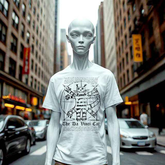 "The Da Vinci Cat" - Funny T-Shirt