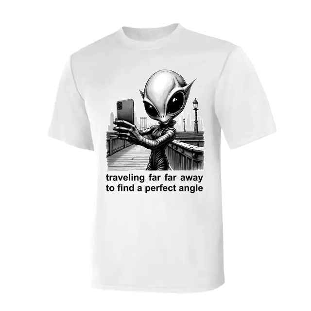 "Photographer from far far away" - T-Shirt for photographer