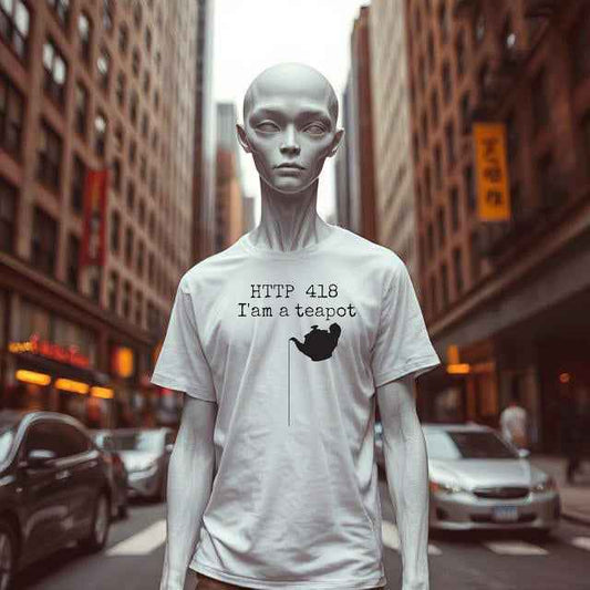 "HTTP 418 Error" - T-Shirt For Geeks
