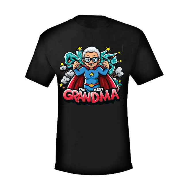 The Best Grandma Hero T-Shirt, gift for Grandmother