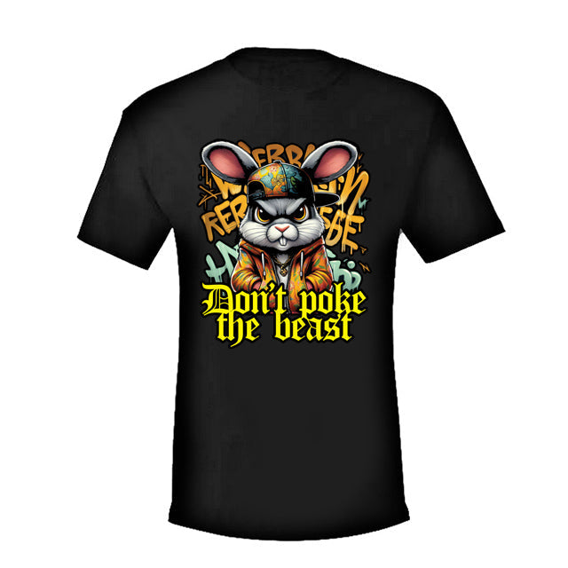 "Don't poke the beast" - Graffiti T-Shirt