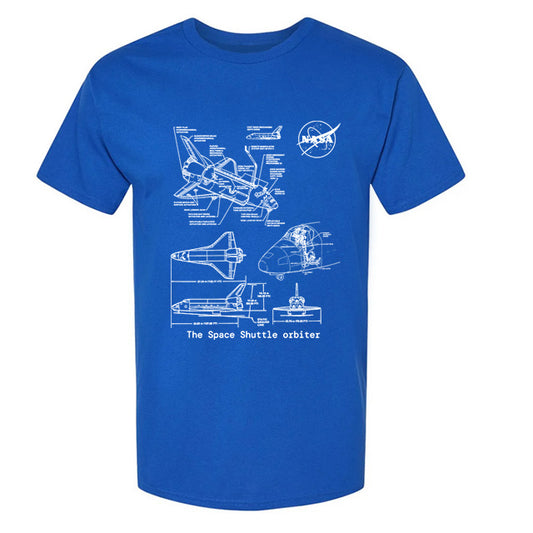 Space Shuttle Orbiter Blueprint Tee  - Orbital Blueprints Collection