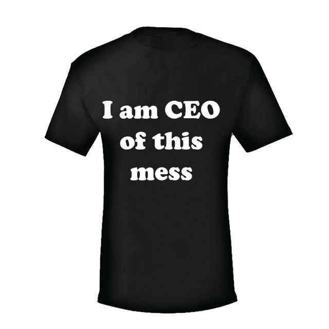 "I am CEO of this mess" - Humor For Office Staff Gifts