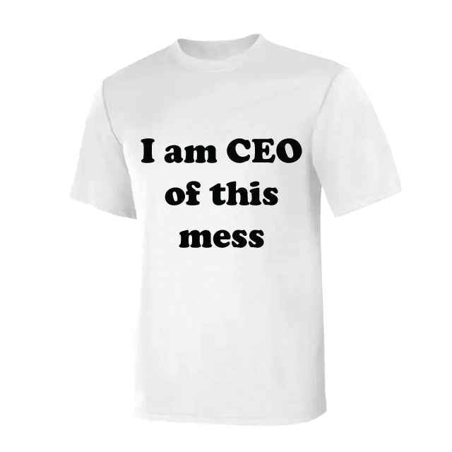 "I am CEO of this mess" - Humor For Office Staff Gifts
