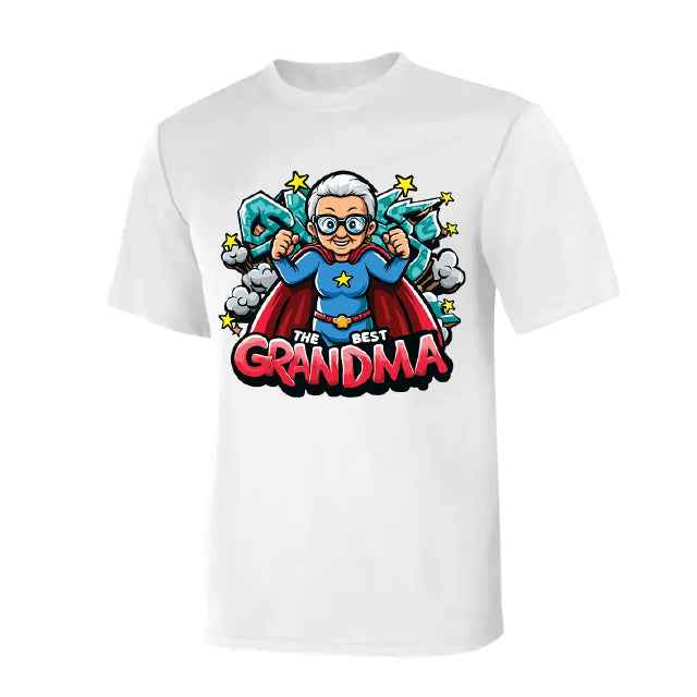 The Best Grandma Hero T-Shirt, gift for Grandmother