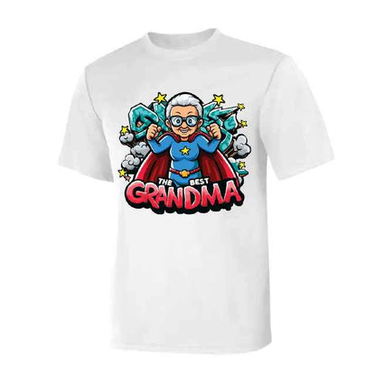 The Best Grandma Hero T-Shirt, gift for Grandmother