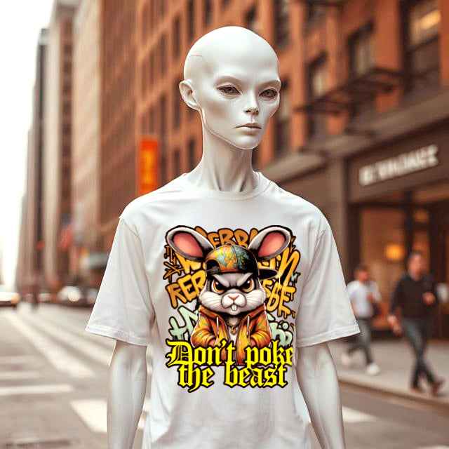 "Don't poke the beast" - Graffiti T-Shirt