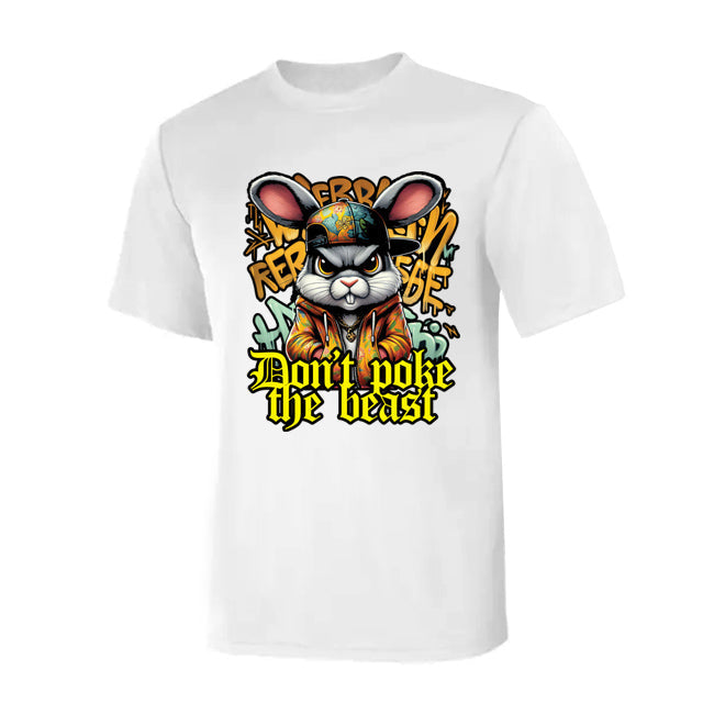 "Don't poke the beast" - Graffiti T-Shirt